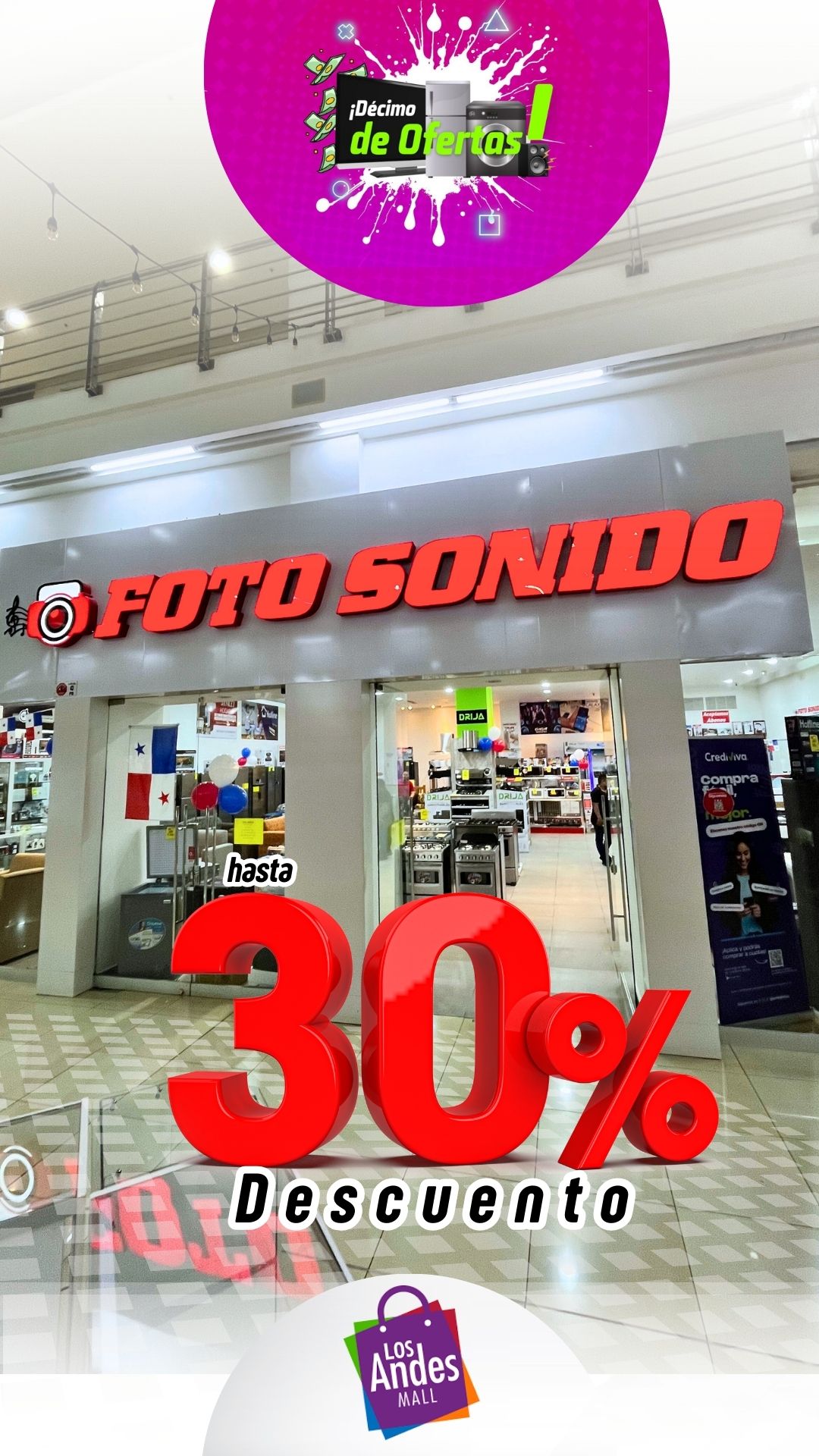 Tienda Foto Sonido en Los Andes Mall